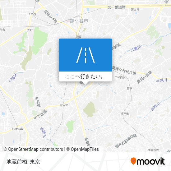 地蔵前橋地図