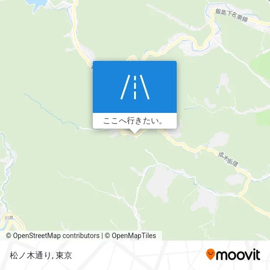 松ノ木通り地図