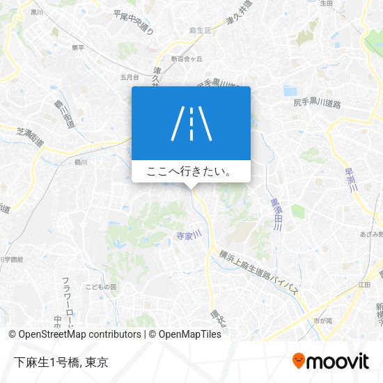 下麻生1号橋地図