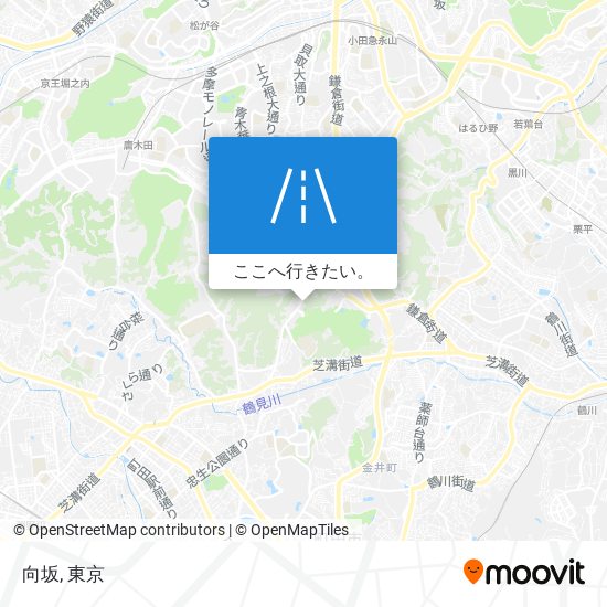 向坂地図