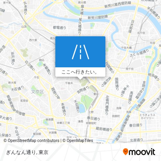 ぎんなん通り地図