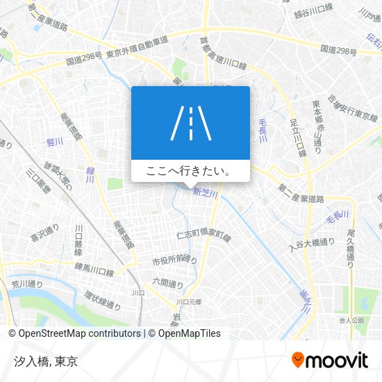 汐入橋地図