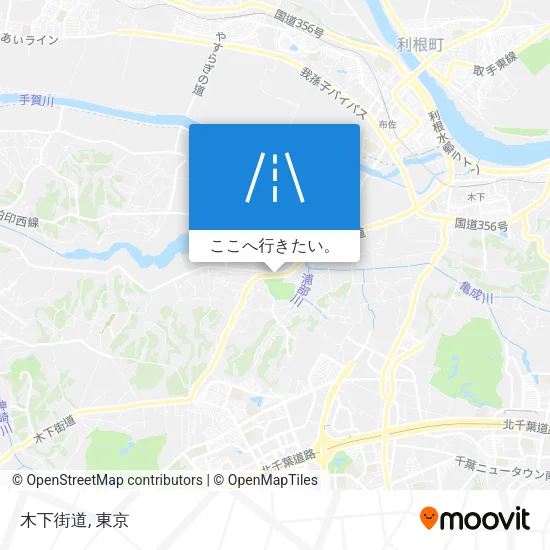 木下街道地図