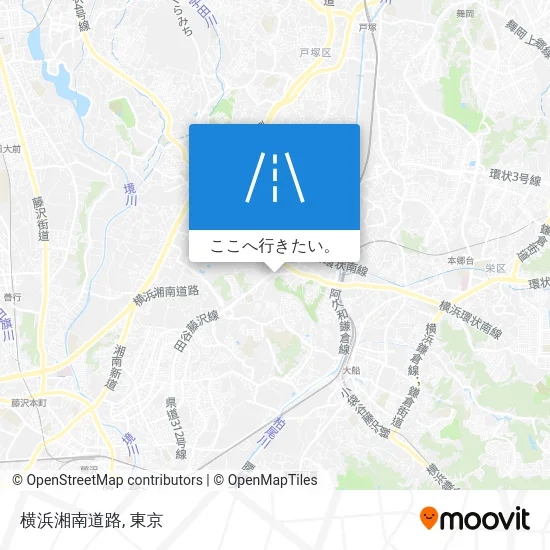 横浜湘南道路地図