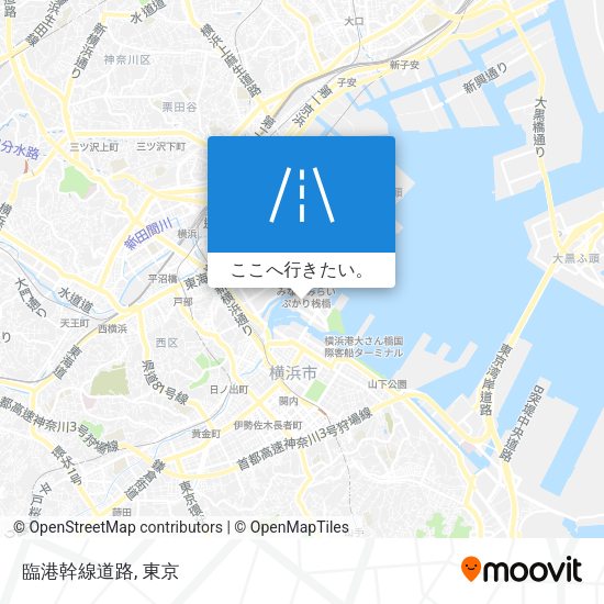 臨港幹線道路地図