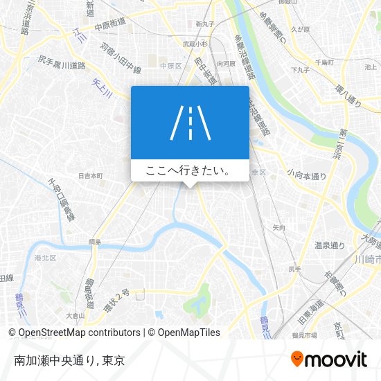 南加瀬中央通り地図