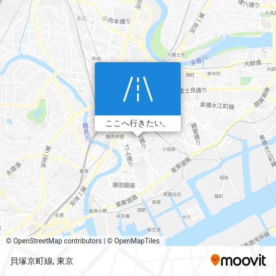 貝塚京町線地図