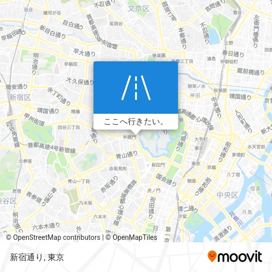 新宿通り地図