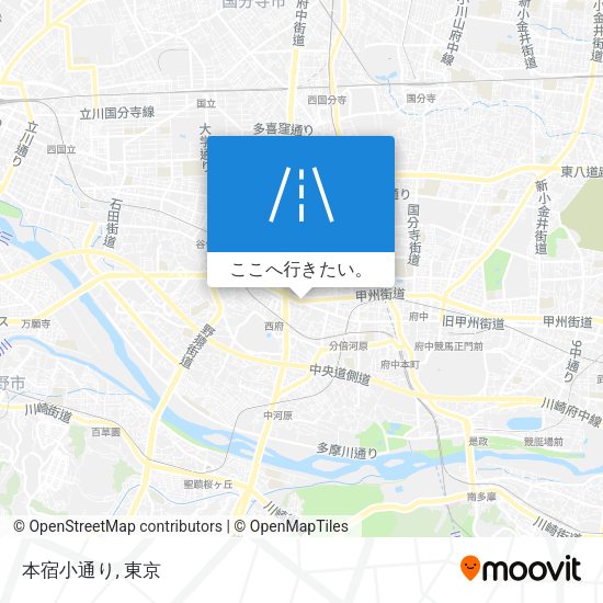 本宿小通り地図
