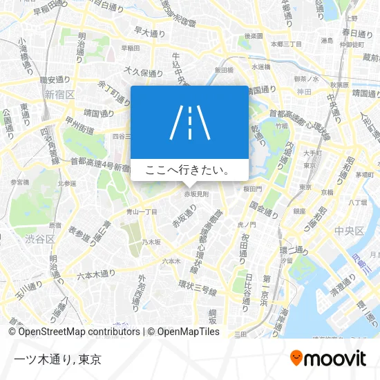 一ツ木通り地図