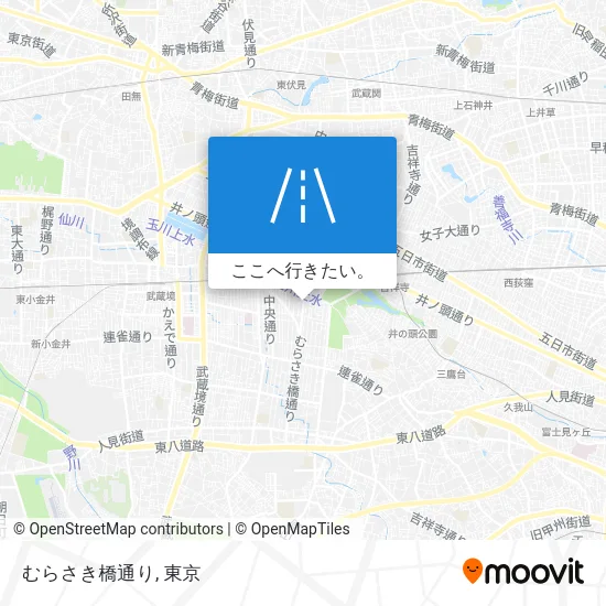 むらさき橋通り地図
