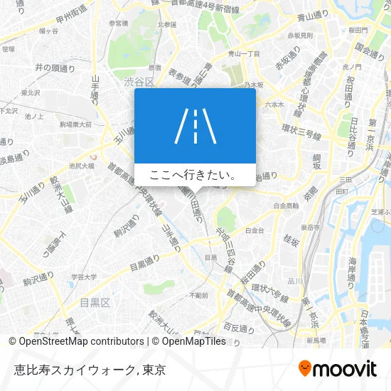 恵比寿スカイウォーク地図