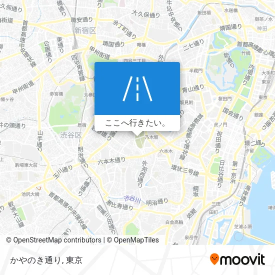 かやのき通り地図