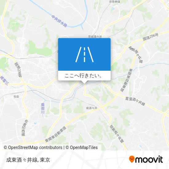 成東酒々井線地図