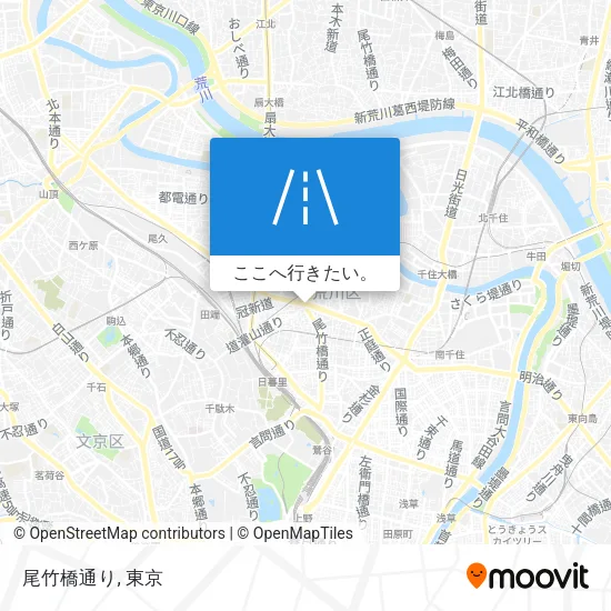 尾竹橋通り地図