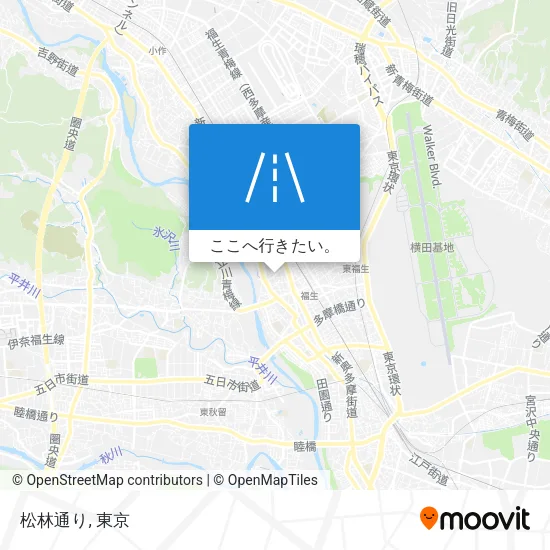 松林通り地図