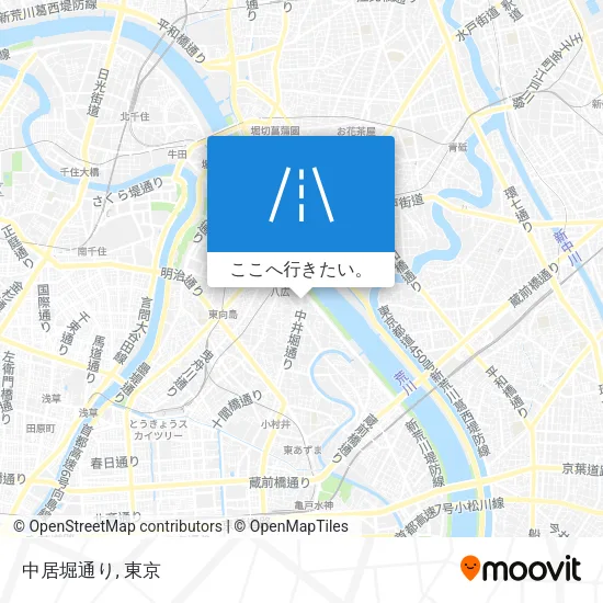 中居堀通り地図