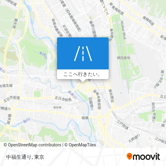 中福生通り地図