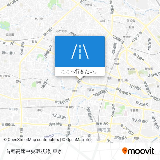 首都高速中央環状線地図