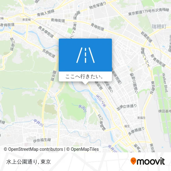 水上公園通り地図