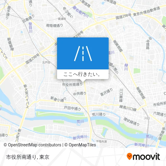 市役所南通り地図