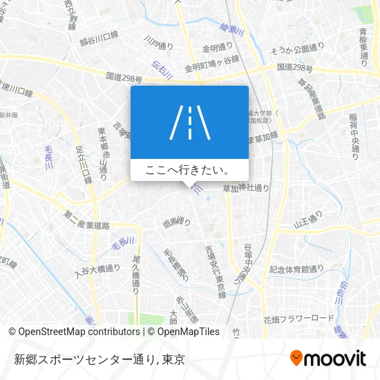 新郷スポーツセンター通り地図