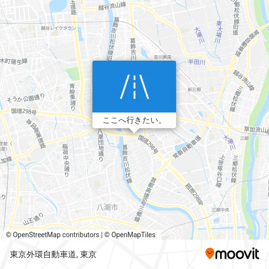 東京外環自動車道地図