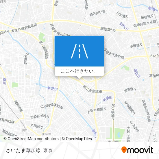 さいたま草加線地図