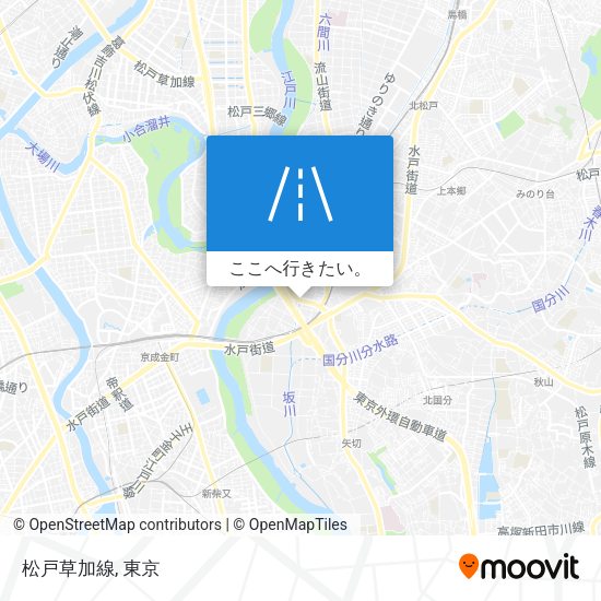 松戸草加線地図