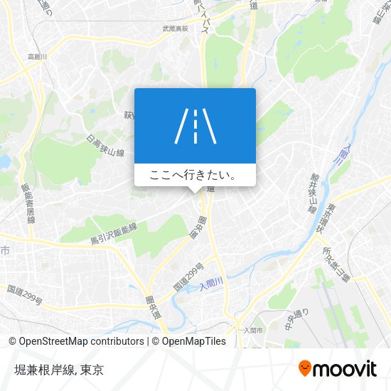 堀兼根岸線地図