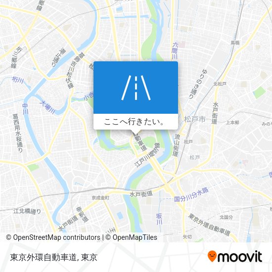 東京外環自動車道地図