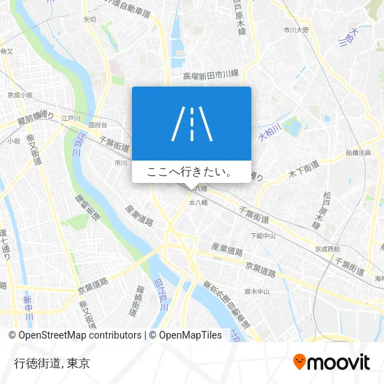 行徳街道地図