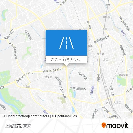 上尾道路地図