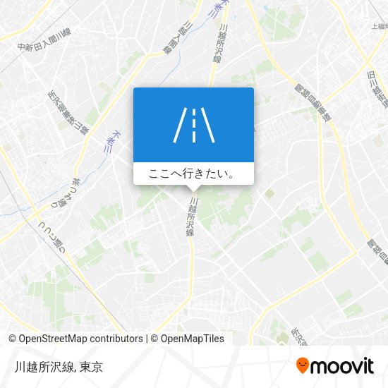 川越所沢線地図