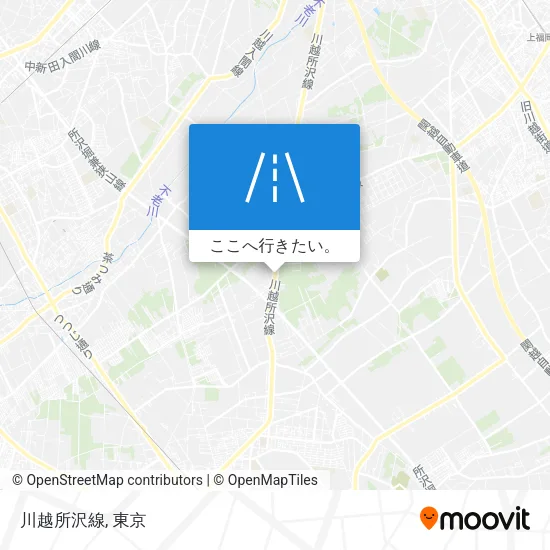 川越所沢線地図