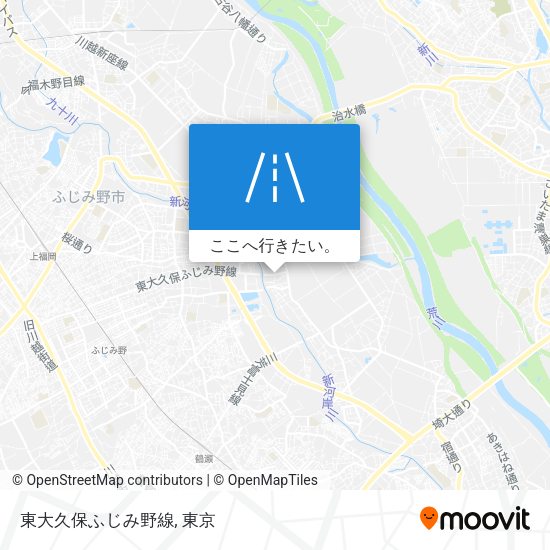 東大久保ふじみ野線地図