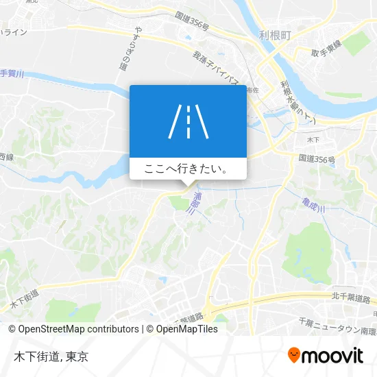 木下街道地図
