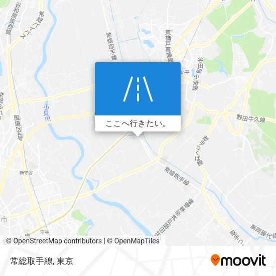 常総取手線地図