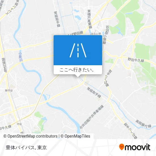 豊体バイパス地図