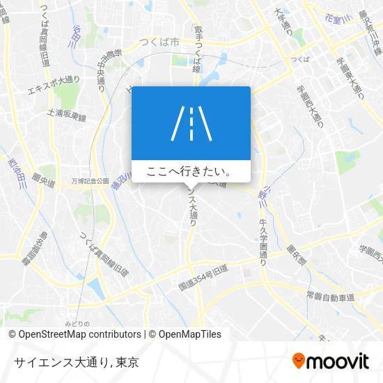 サイエンス大通り地図
