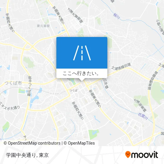 学園中央通り地図
