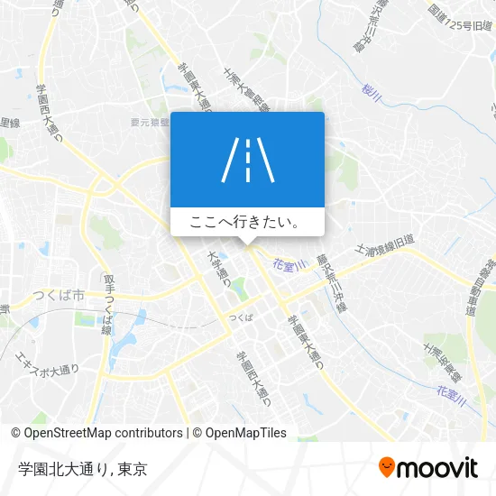 学園北大通り地図