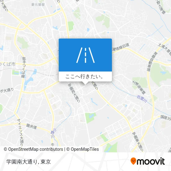 学園南大通り地図