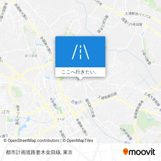 都市計画道路妻木金田線地図