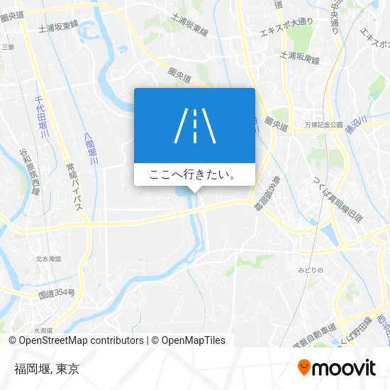 福岡堰地図