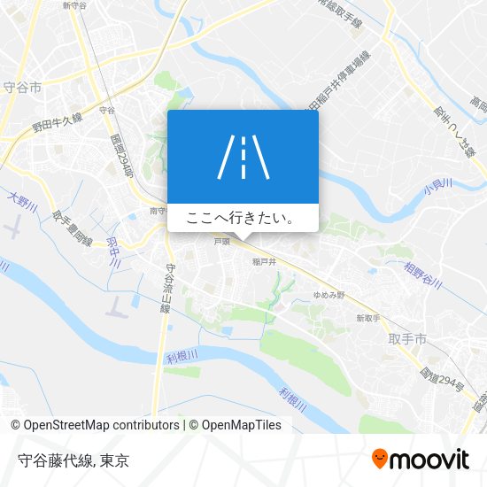 守谷藤代線地図