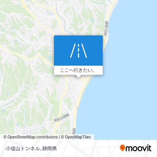 小堤山トンネル地図