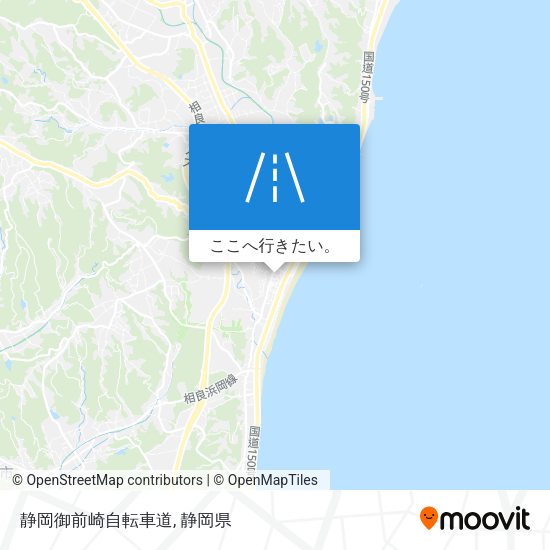 静岡御前崎自転車道地図