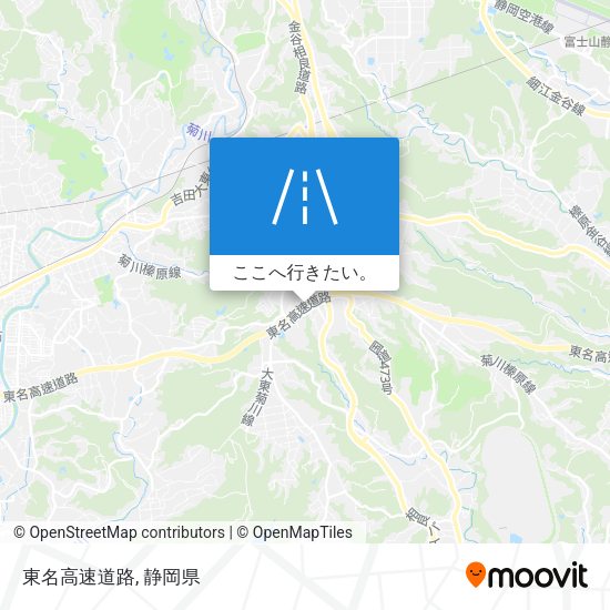 東名高速道路地図