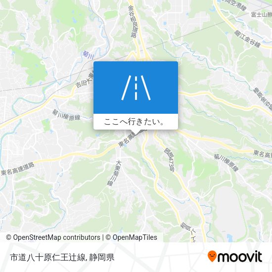 市道八十原仁王辻線地図